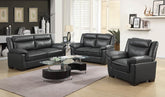 Coaster Arabella Upholstered Pillow Top Arm Living Room Set Grey Model 506591-S3